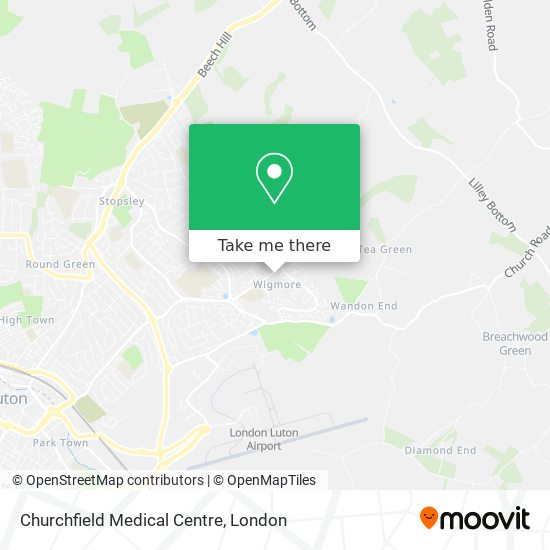 Churchfield Medical Centre map