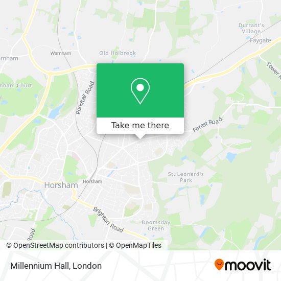 Millennium Hall map
