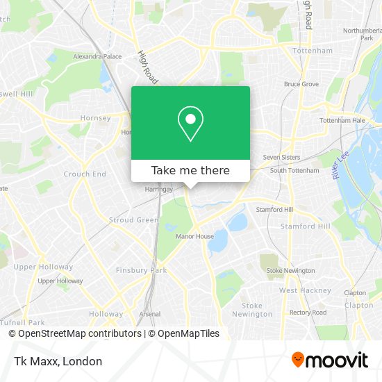 Tk Maxx map