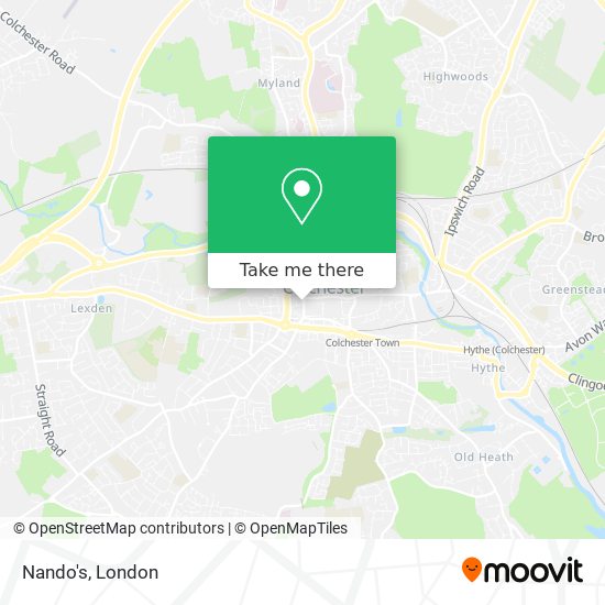 Nando's map