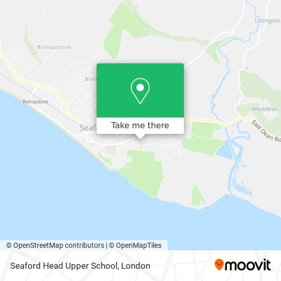 Seaford Head Upper School map