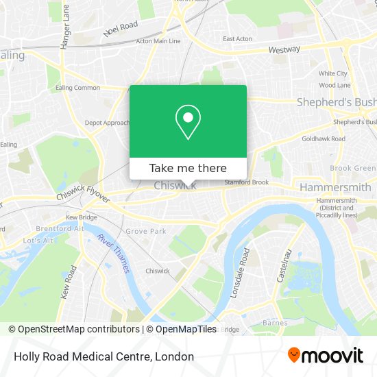 Holly Road Medical Centre map