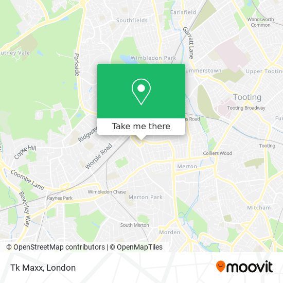 Tk Maxx map