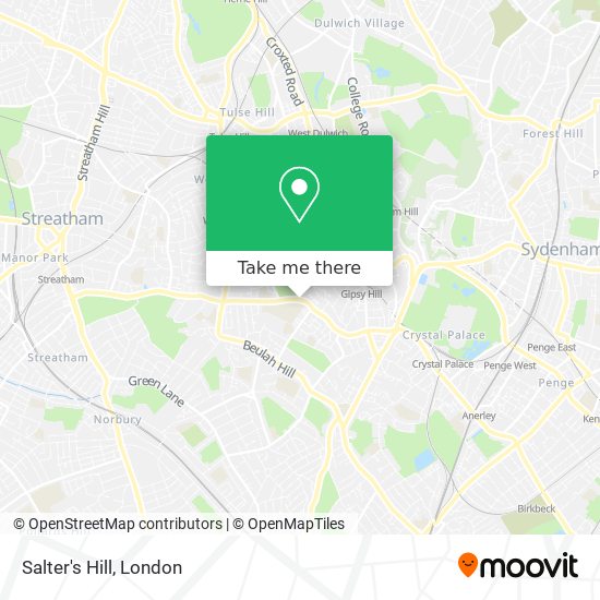 Salter's Hill map