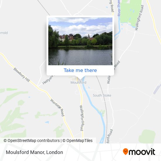 Moulsford Manor map
