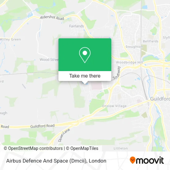 Airbus Defence And Space (Dmcii) map