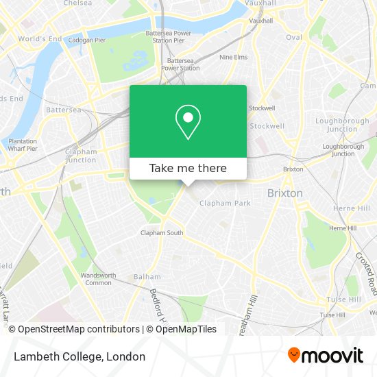 Lambeth College map