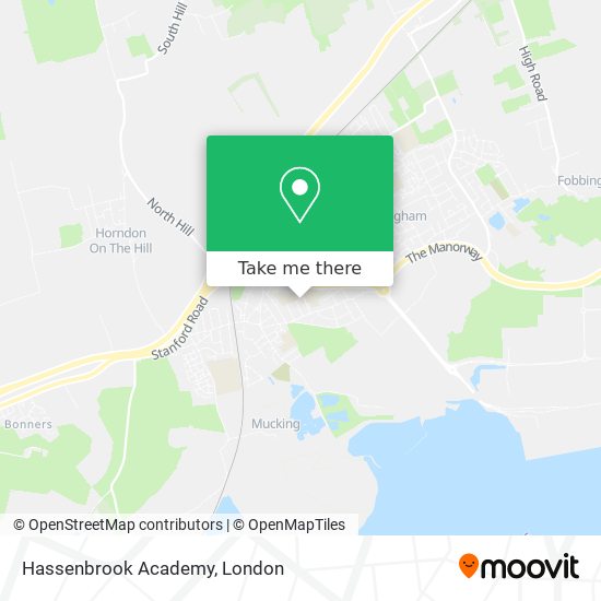 Hassenbrook Academy map