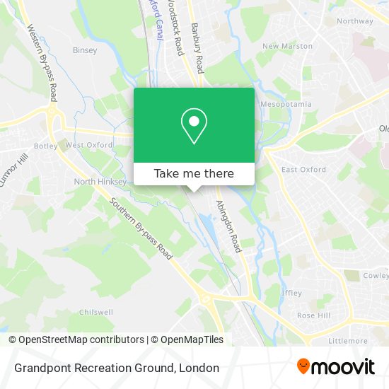 Grandpont Recreation Ground map