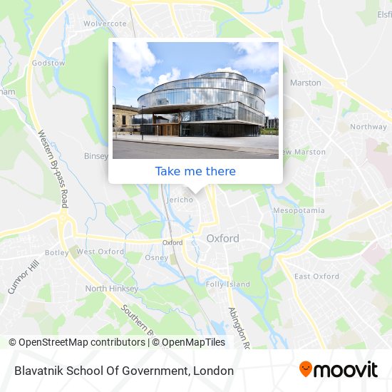 Blavatnik School Of Government map
