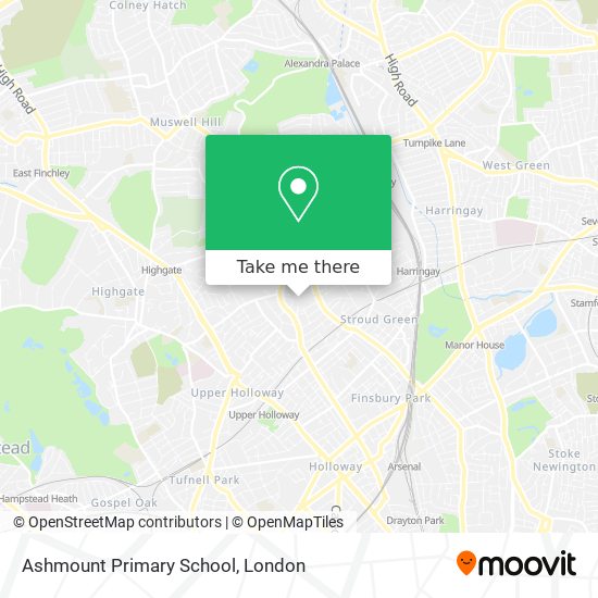 Ashmount Primary School map