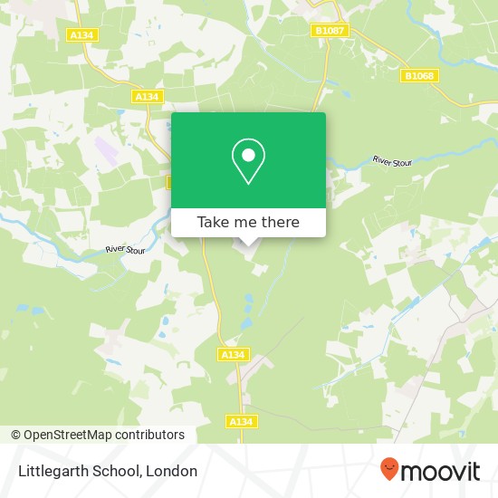 Littlegarth School map