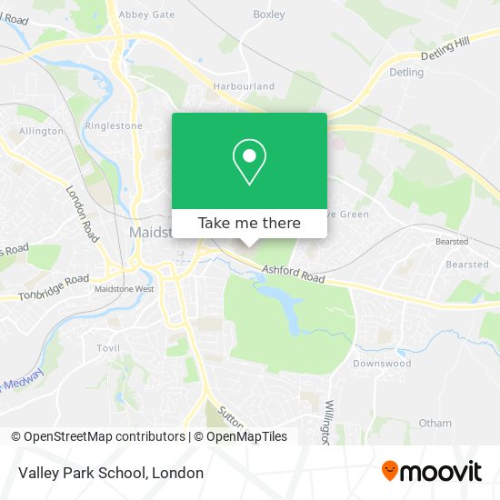 Valley Park School map