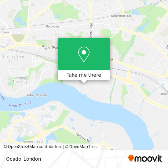 Ocado map