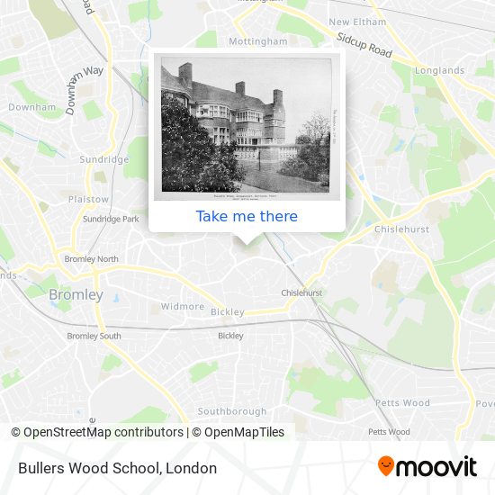 Bullers Wood School map