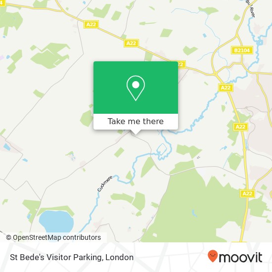 St Bede's Visitor Parking map