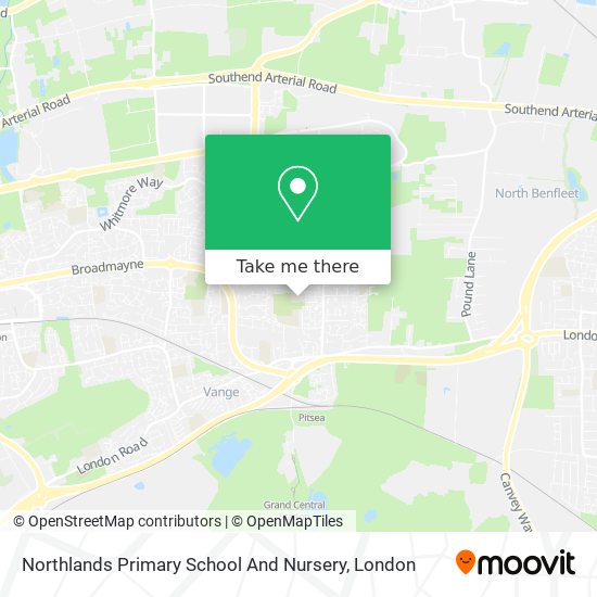 Northlands Primary School And Nursery map