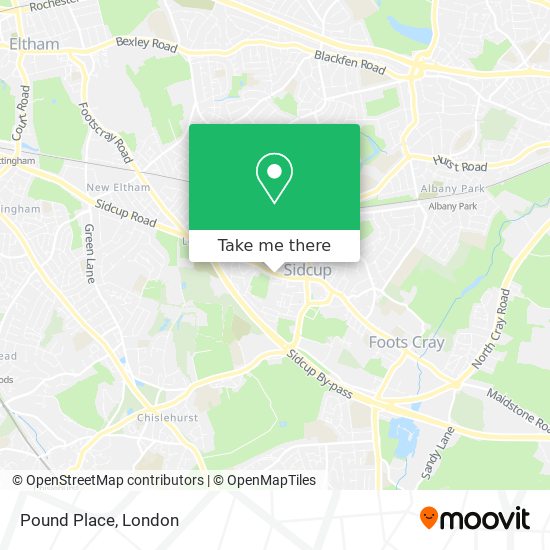 Pound Place map