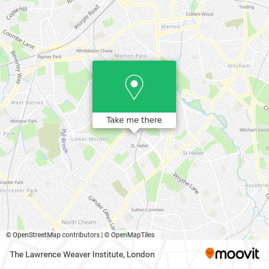 The Lawrence Weaver Institute map