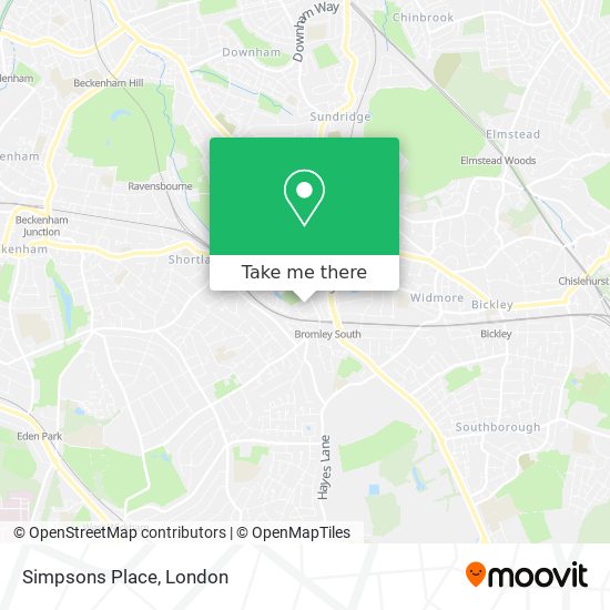 Simpsons Place map