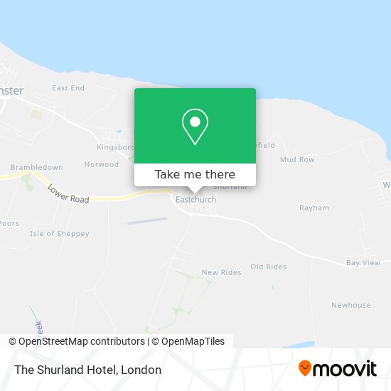 The Shurland Hotel map