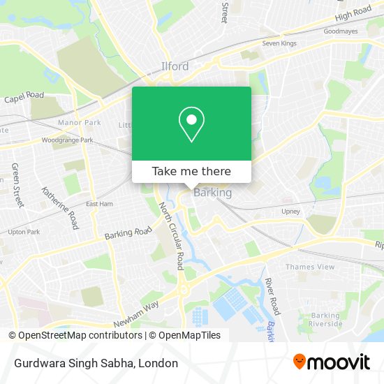 Gurdwara Singh Sabha map