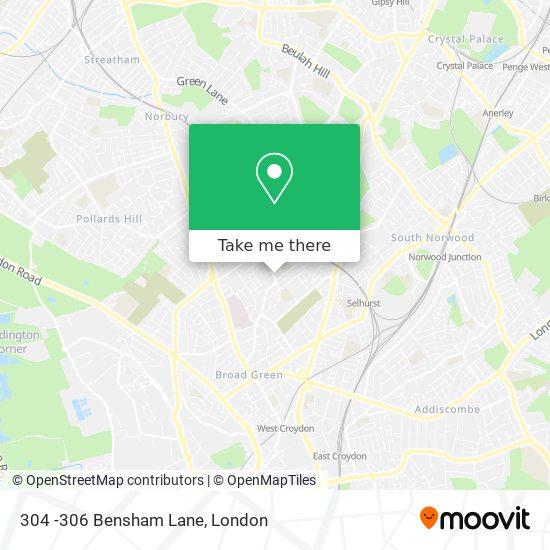 304 -306 Bensham Lane map