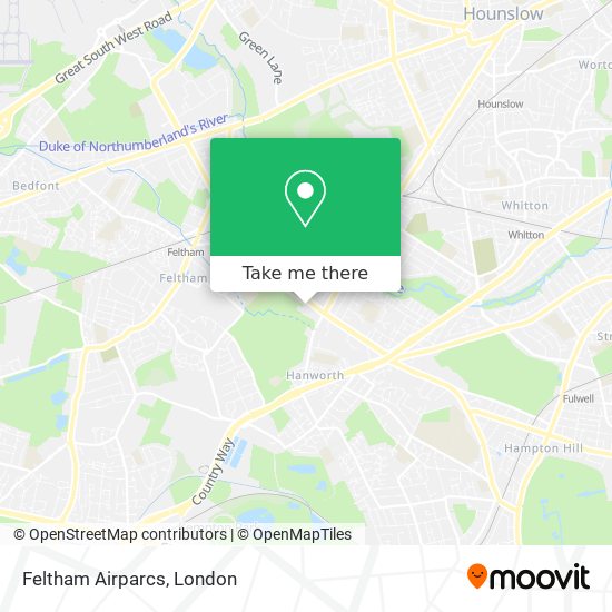 Feltham Airparcs map