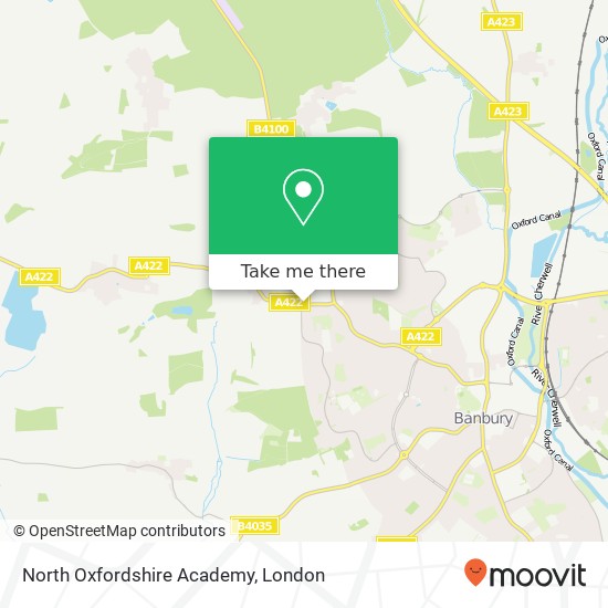 North Oxfordshire Academy, Stratford Road Banbury Banbury OX16 0 map