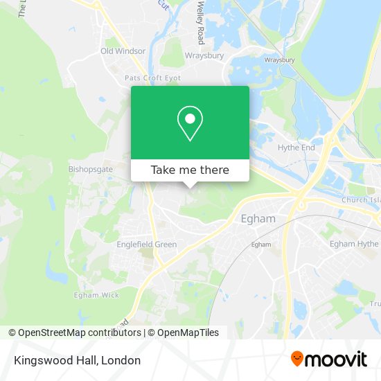 Kingswood Hall map