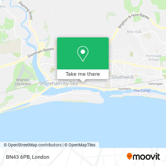 BN43 6PB map