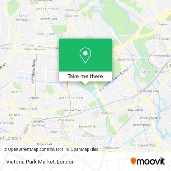 Victoria Park Market map