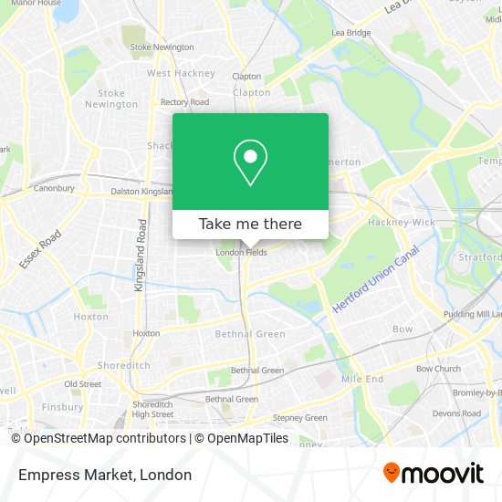 Empress Market map