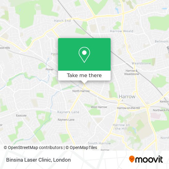 Binsina Laser Clinic map