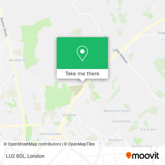 LU2 8DL map