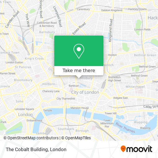 The Cobalt Building map