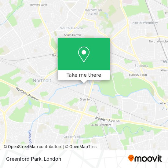 Greenford Park map