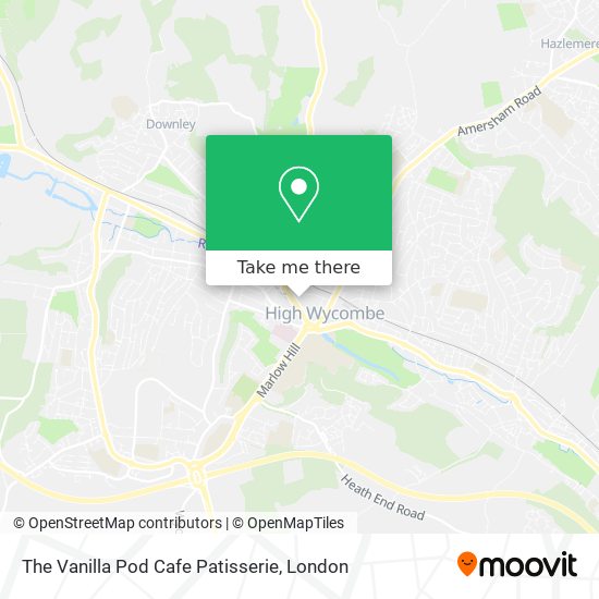 The Vanilla Pod Cafe Patisserie map