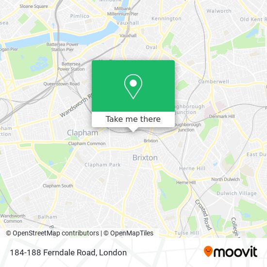 184-188 Ferndale Road map