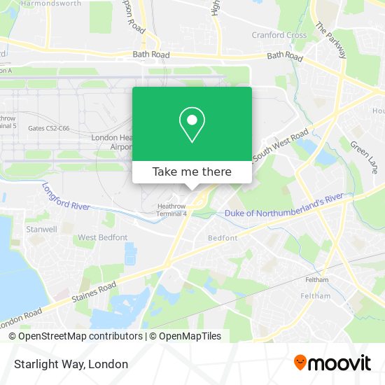 Starlight Way map