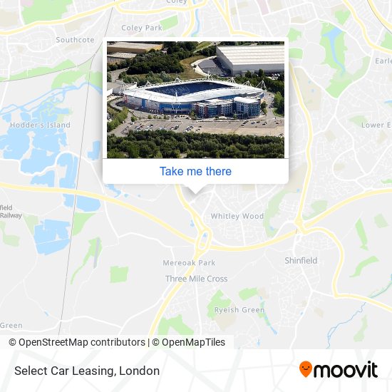Select Car Leasing map