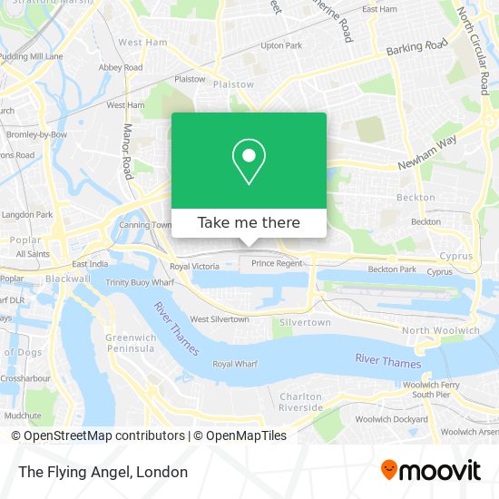 The Flying Angel map