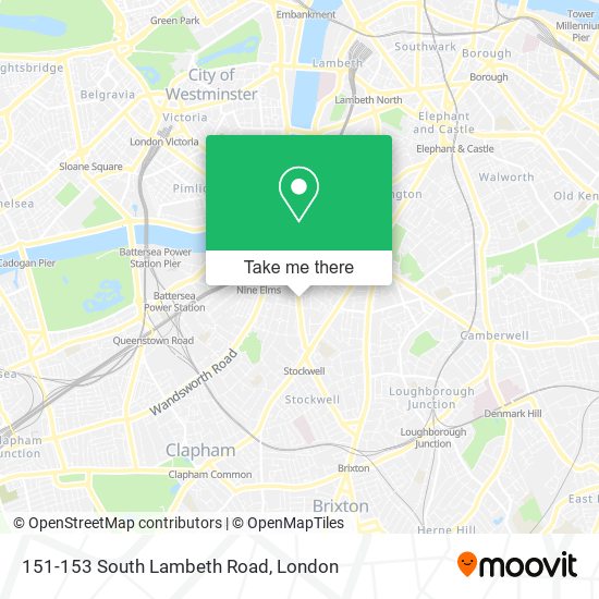 151-153 South Lambeth Road map