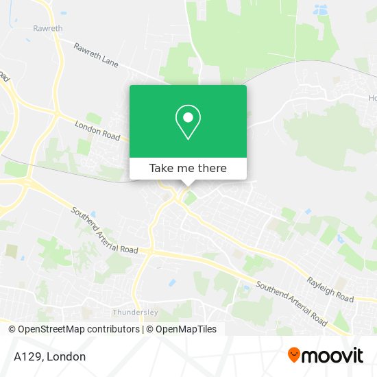 A129 map