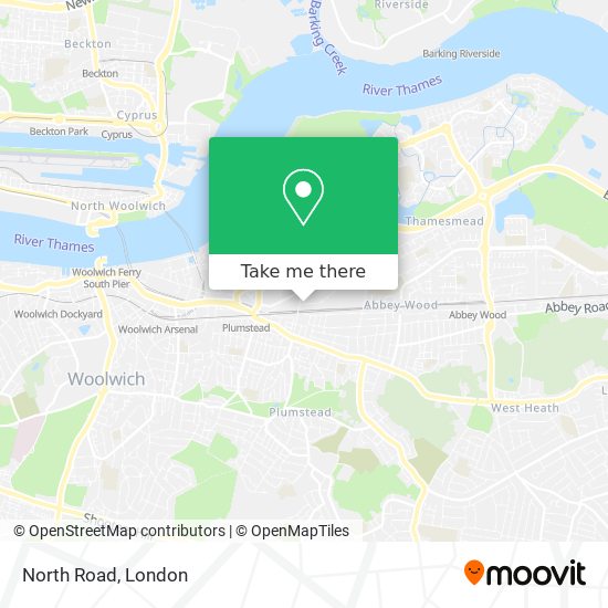 North Road map