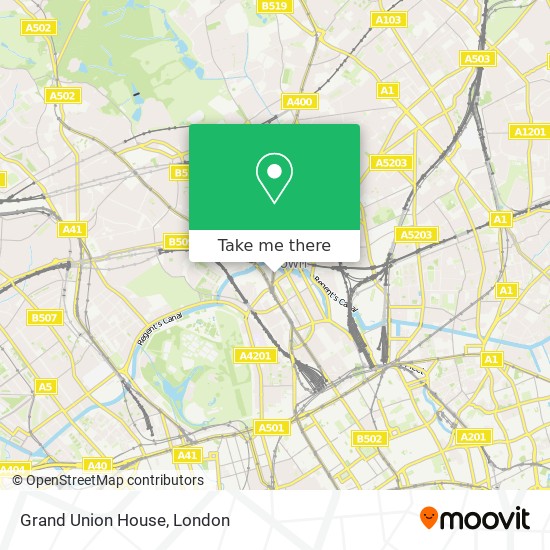 Grand Union House map