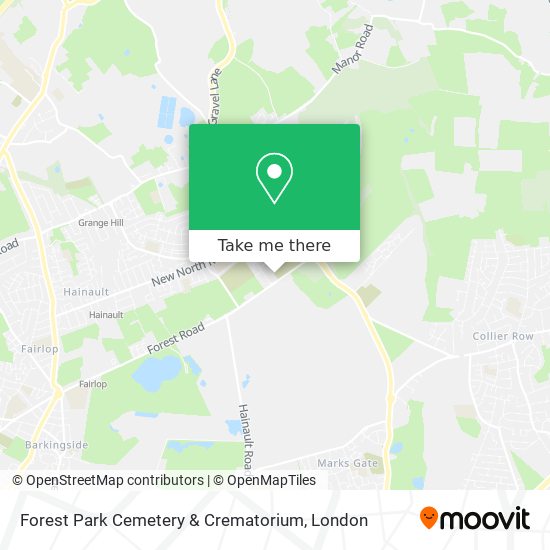 Forest Park Cemetery & Crematorium map