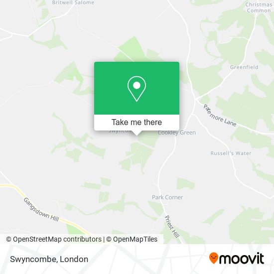 Swyncombe map