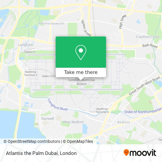Atlantis the Palm Dubai map