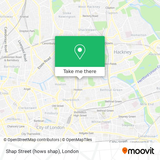 Shap Street (hows shap) map